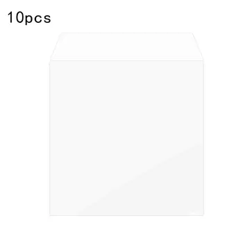 

10Pcs/Bag PVC Double-sided Record Protective Sleeves Flat Open Top Bag Cover for 12'' Double LP 2LP Vinyl Records D08A