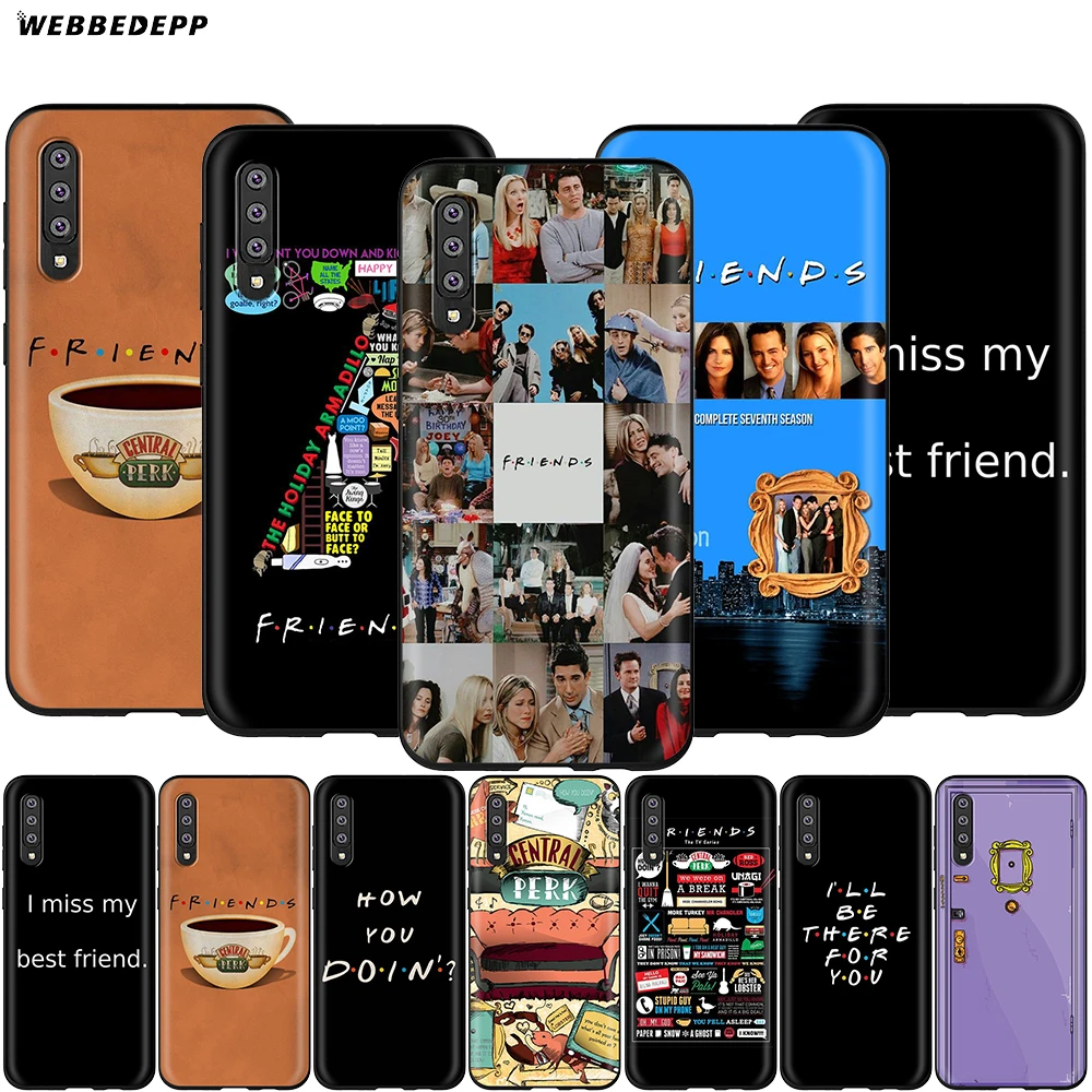 Webbedepp ДРУЗЬЯ Сезон ТВ чехол для Samsung Galaxy A2 J4 J6 J7 Duo J8 Core Prime 2018 A20E A70S|Бамперы| |