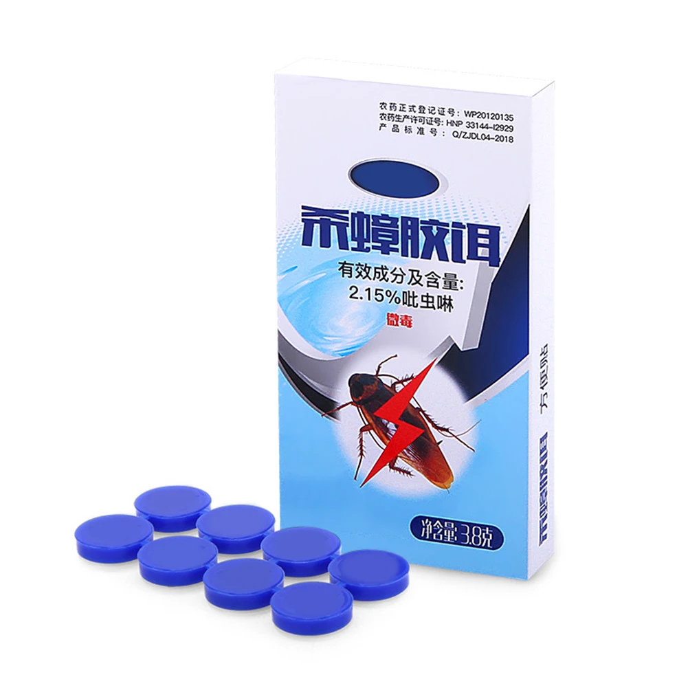 

1 Box Gel Simple Convenient Pest Control Cockroach Killing Bait Repellent Insecticide Infection Effective Restaurant Trap Home