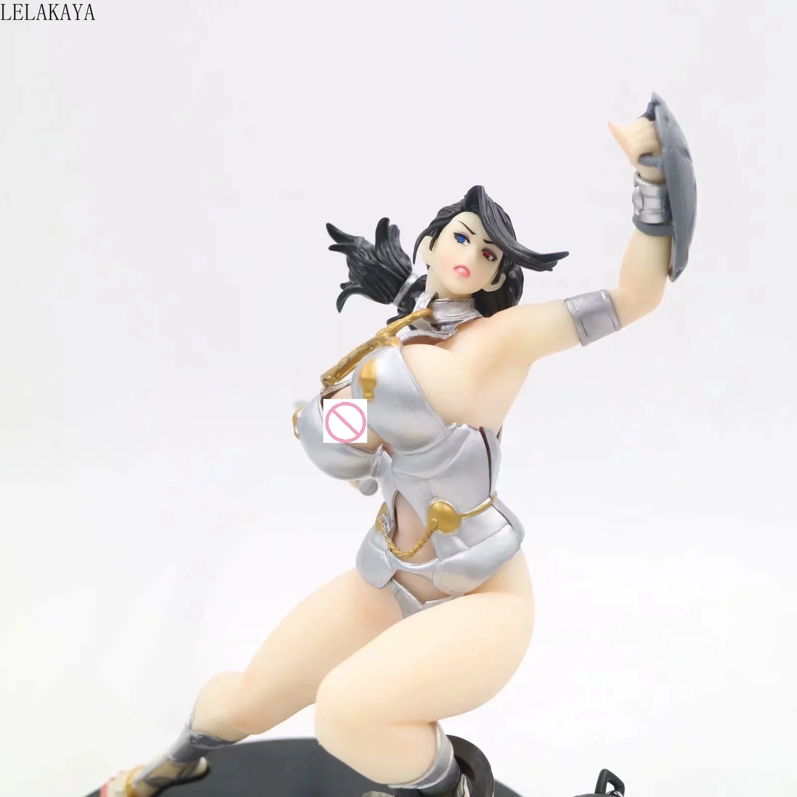 

New Japanese Anime 26cm Q-Six Queen's Blade Prisoner Dragon Warrior Branwen Sexy Girls PVC Action Figure Collectible Model Toys