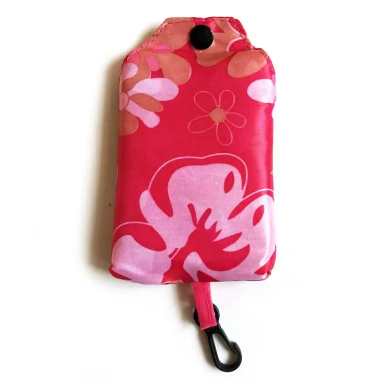 Printed Type Folding Green Bag Shopping Bag Reusable Produce Bags Grocery Bag Holder Eco Friendly Market Bag Green Shopping Bag