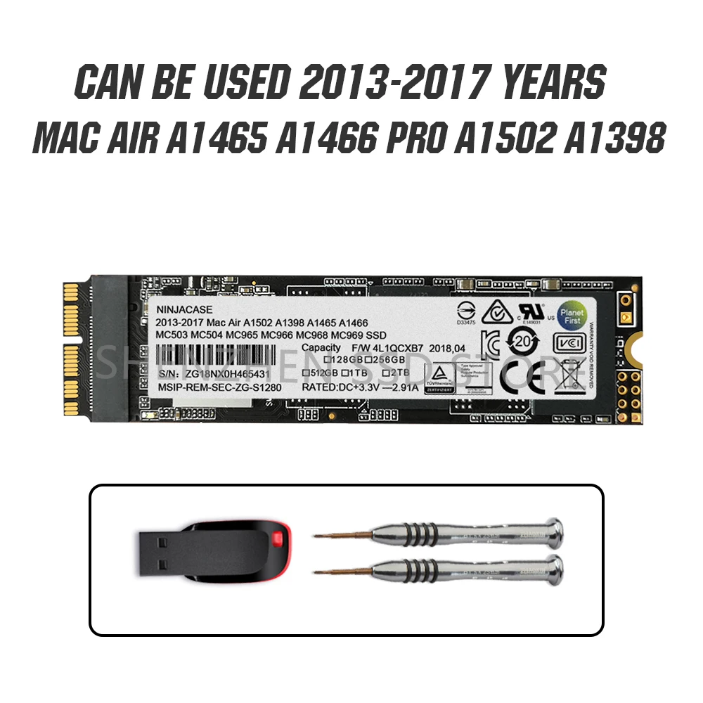 NEW 512GB SSD For 2013 2014 2015 Macbook Pro Retina A1502 A1398 Air A1465 A1466 iMac A1418 A1419 256GB 1TB | Компьютеры и офис