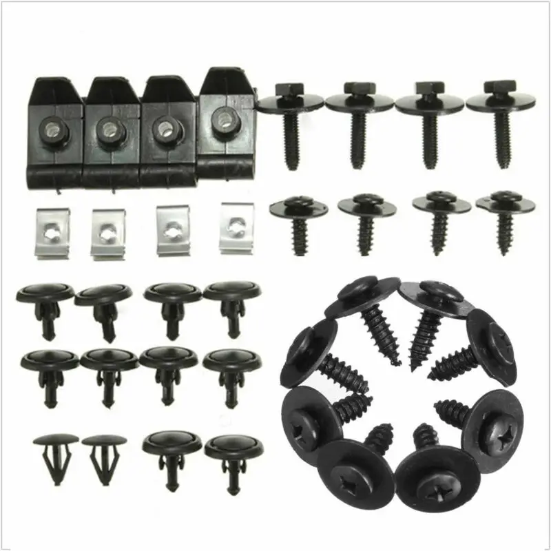 Пластиковые крепежи + металл 40 шт. подходит для моделей TOYOTA/Avensis Type T25 | Автомобили