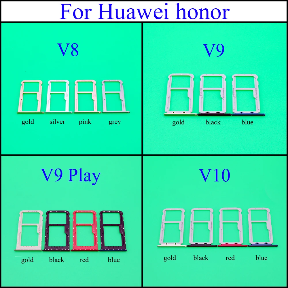 Адаптер для слота sim карты YuXi Huawei Honor V8/V9 /V9 Play 6C Pro /V10 лоток карт запасные части слот