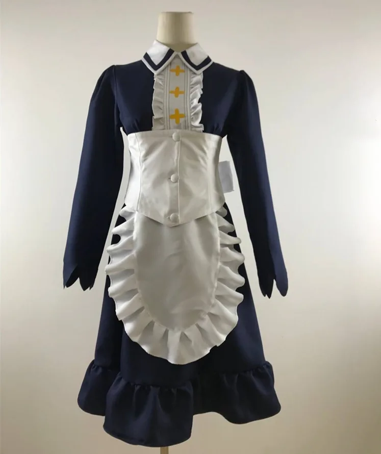 Японское аниме Nanatsu no Taizai: Imashime no Fukkatsu Elizabeth Liones карнавальный костюм платье горничной семь грехов Косплей