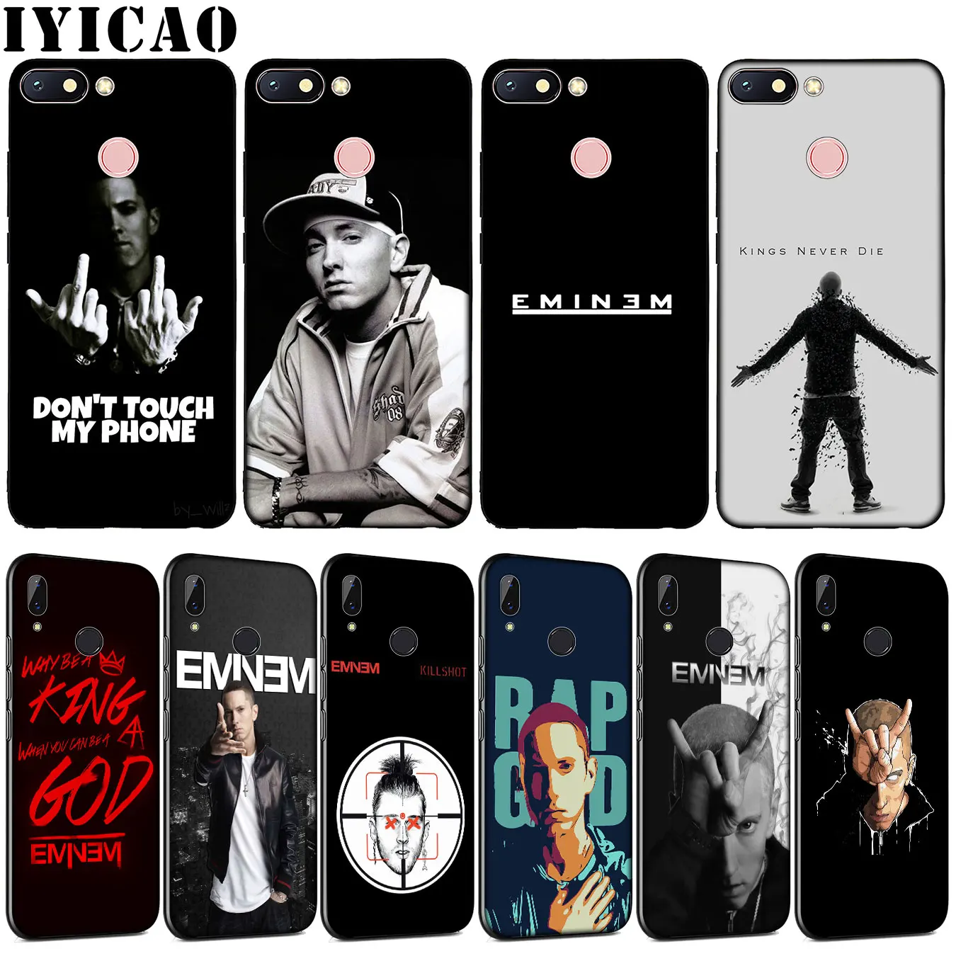 Eminem Rap pop Mile singer Soft TPU Silicone Phone Case for Xiaomi Redmi Note 8 8A 8T 7 7A 6 6A 5 5A GO S2 K30 K20 Pro |