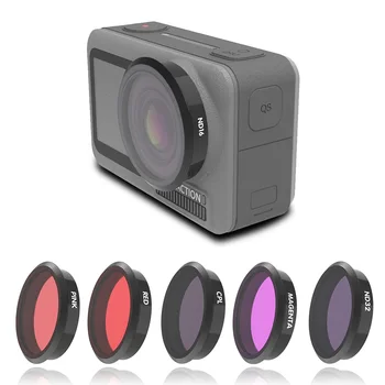 

Action Camera Filter UV CPL ND 8 16 32 64 Neutral Density Lens Filters Set For DJI Osmo Action Camera Accessories Fast-Leading