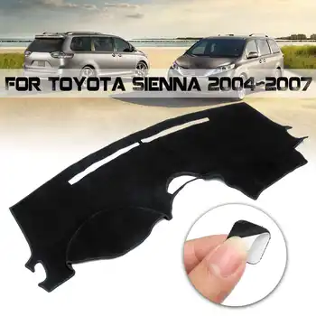 

New Car Dash Mat Dashmat Anti-Slip Dashboard Cover Sun Shade Dash Board Cover Carpet Interior Pad For Toyota Sienna 2004~2007