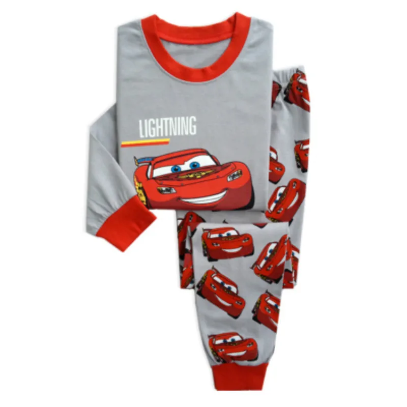 Disney Pixar Cars Jungen Langarm Pyjama Schlafanzug Pyjama-Set 100% Cotton 2-8 