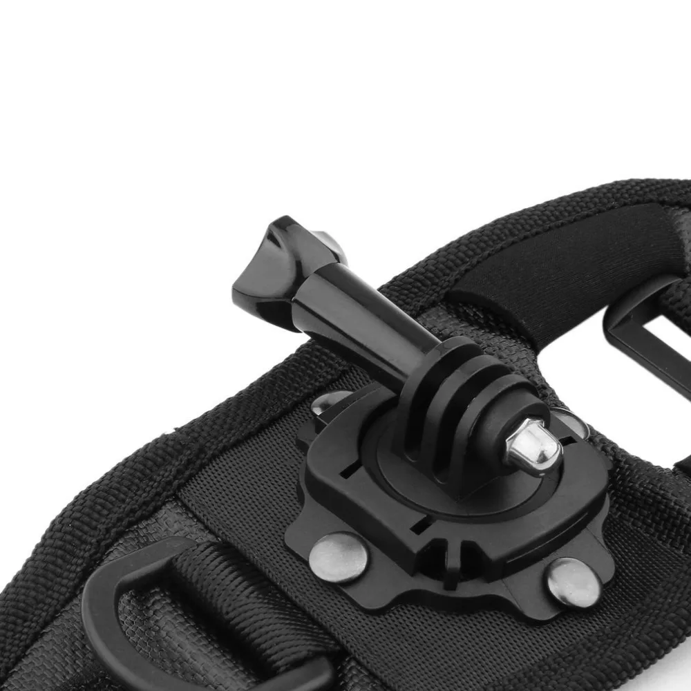 360 градусов в стиле перчаток наручный ремешок для GoPro Hero 4/3+/3/2/1 Камера Размеры S; ; Цвет Черный