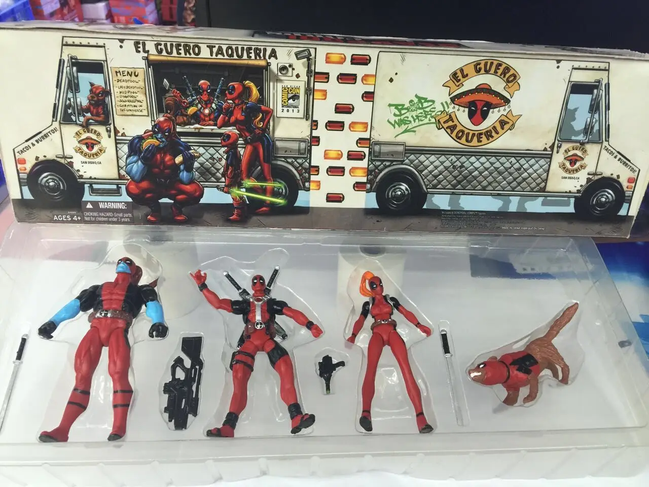 

X-Cops of Deadpool America Film Version Deadpool 4-Deadpool Garage Kit Model