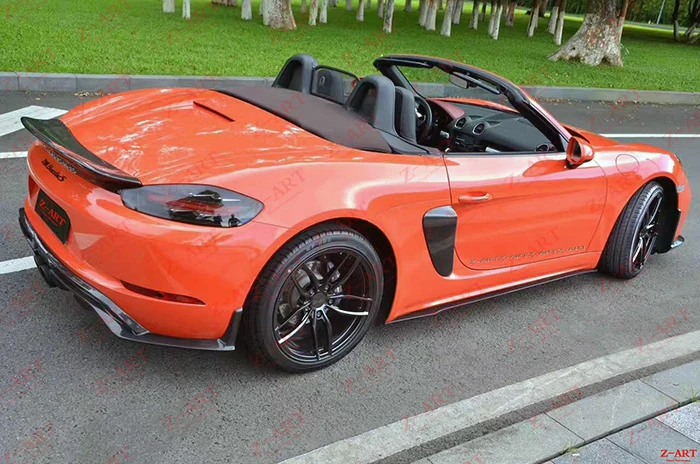 2017-2019 Z-ART для Boxter Cayman из циркониевого 718R углеродное волокно тела комплект