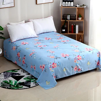 

Cute Printed Bed Sheet Home Textile Bedding Coverlet Bedroom Sheet Decor Household Bed Cover Soft Bed Sheets Bed Linen