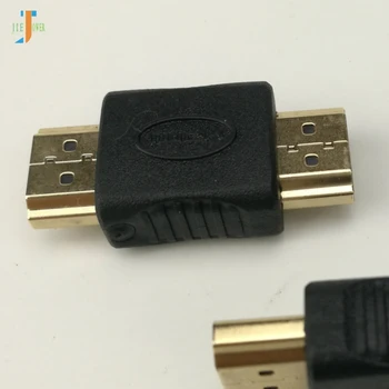 

High Quality HDMI To HDMI Male To Male Gold-plated Coupler Connectors EXtender Adapter Converter for HDTV Projector 200pcs/lot