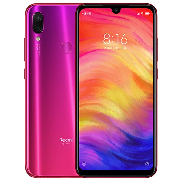 Twilight Gold Мобильный телефон Xiaomi Redmi Note 7, 6 ГБ ОЗУ, 64 Гб ПЗУ, Восьмиядерный процессор Snapdragon 660, 48 Мп+ 13 МП, двойная камера, 6,3 дюймов, полный экран, 4000 мА - Цвет: Twilight Gold
