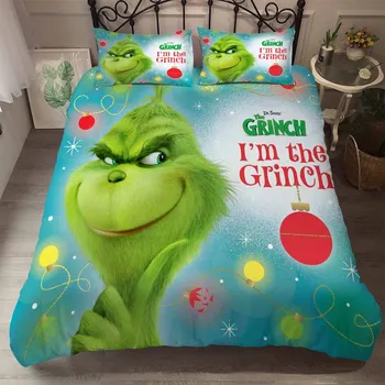 

Kids Bedding Set Cartoon Character Bed Linen Set Winter Custom Comforter Set Full Queen King Double Single Home Duvet Cover Set