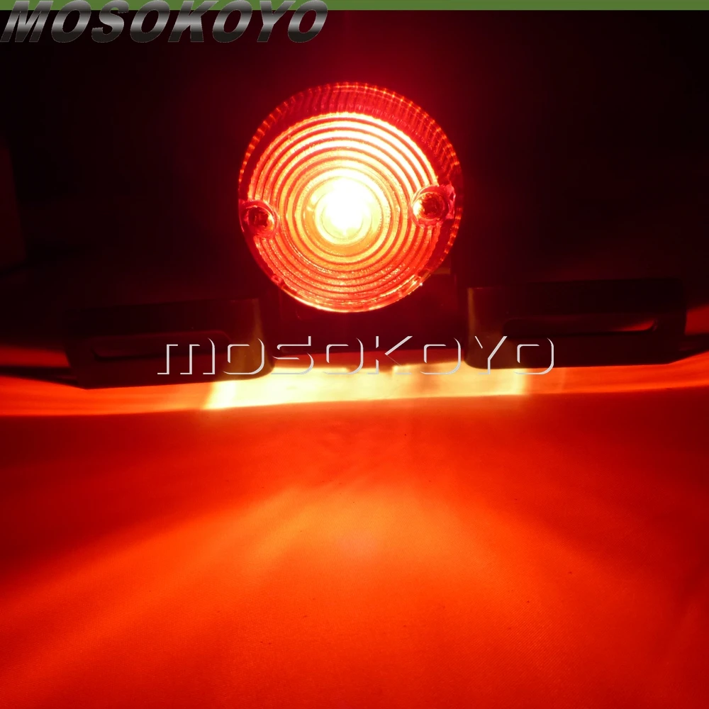Мотоцикл на заказ Fender Eliminator задний тормоз задние фонари w/номерной знак кронштейн для Yamaha Honda Кафе Racer бег Taillamp