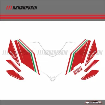 

Front Fairing Motor Number Board 3D Gel Protector for Ducati Supersport 939 16 17