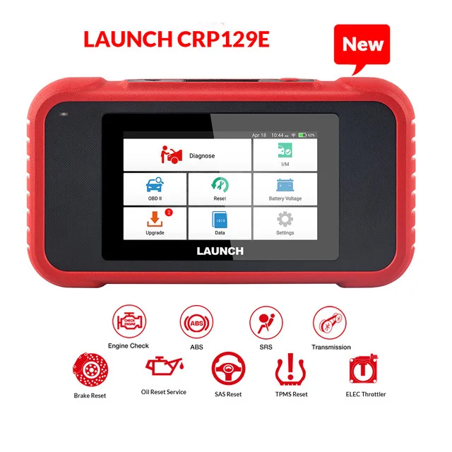 Launch X431 CRP129E CRP123E CRP129 CRP123 Creader VII OBD2 диагностический инструмент для ENG/AT/ABS/SRS считыватель кодеров - Цвет: CRP 129E