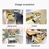 Multi-function patient Transfer Chair Can Take A Bath With Toilet  commode chair Seat Cushion Care Elderly Light   Wheelchair 6