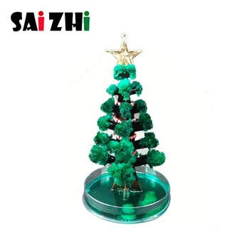 

Saizhi Paper Magician Magic Colorful Christmas Tree Magic Growing Tree Liquid DIY Children Science Experiment Technology Toys