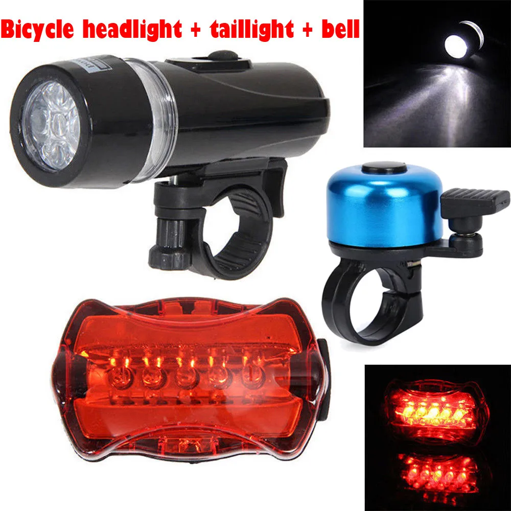 Rear Lights Set USB Head Tail Light Waterproof LED Mountain Bike Bicycle Front