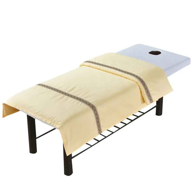 1Pcs 100% Cotton Beauty Salon Dulvet Cover 120x180cm Bed Cover for Beauty Salon SPA Massage Soft Facial Bed Quilt