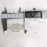 Pendant Hand of Fatima Brand New Fashion Trendy 925 Sterling Silver Jewelry Europe Accessories Gift For Women Men 2