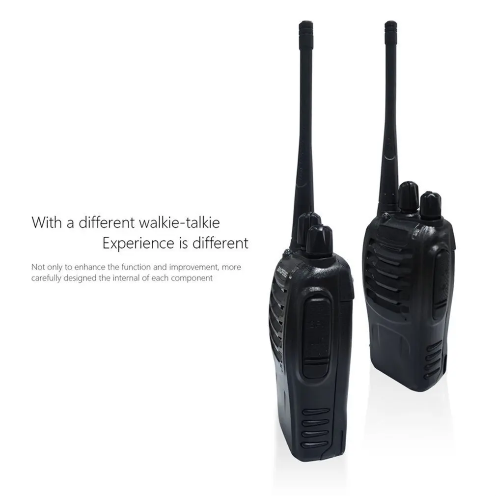 2 шт Baofeng BF-888S UHF 400-470 MHz 2-Way радио twee 16CH Walkie Talkie с микрофоном FM приемопередатчик DC power