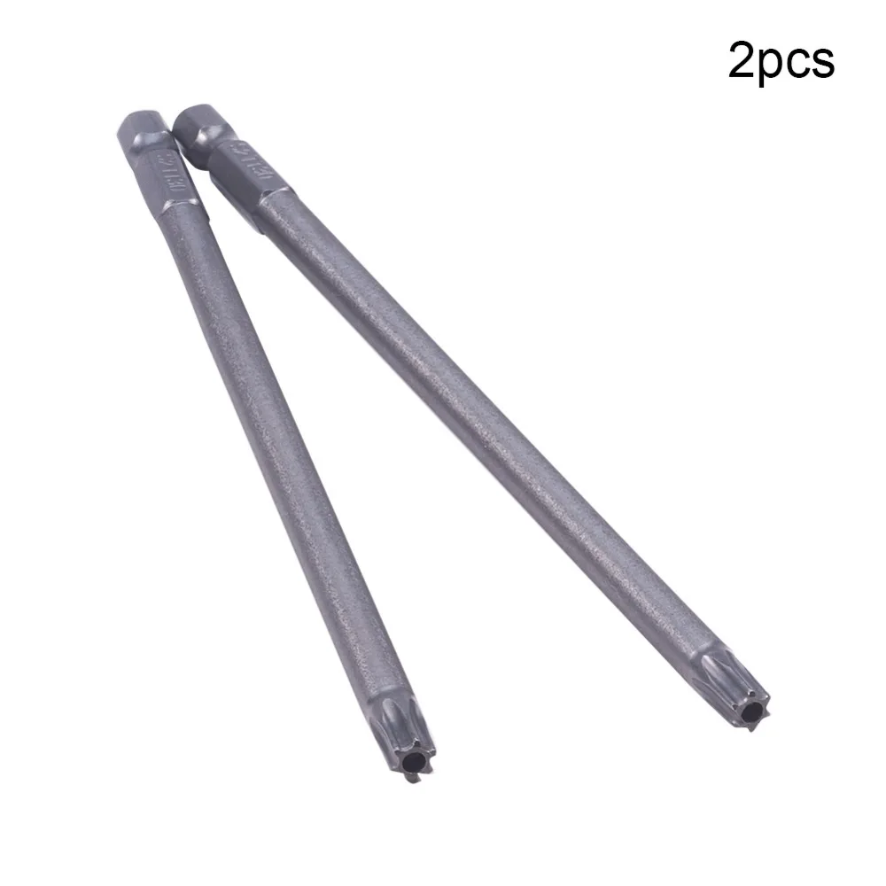 Utoolmart 2/5 шт. отвертка бит S2 100/150 мм Длина 1/4 ''шестигранным хвостовиком Магнитная отвертка бит T8 T10 T15 T20 T25 T27 T30