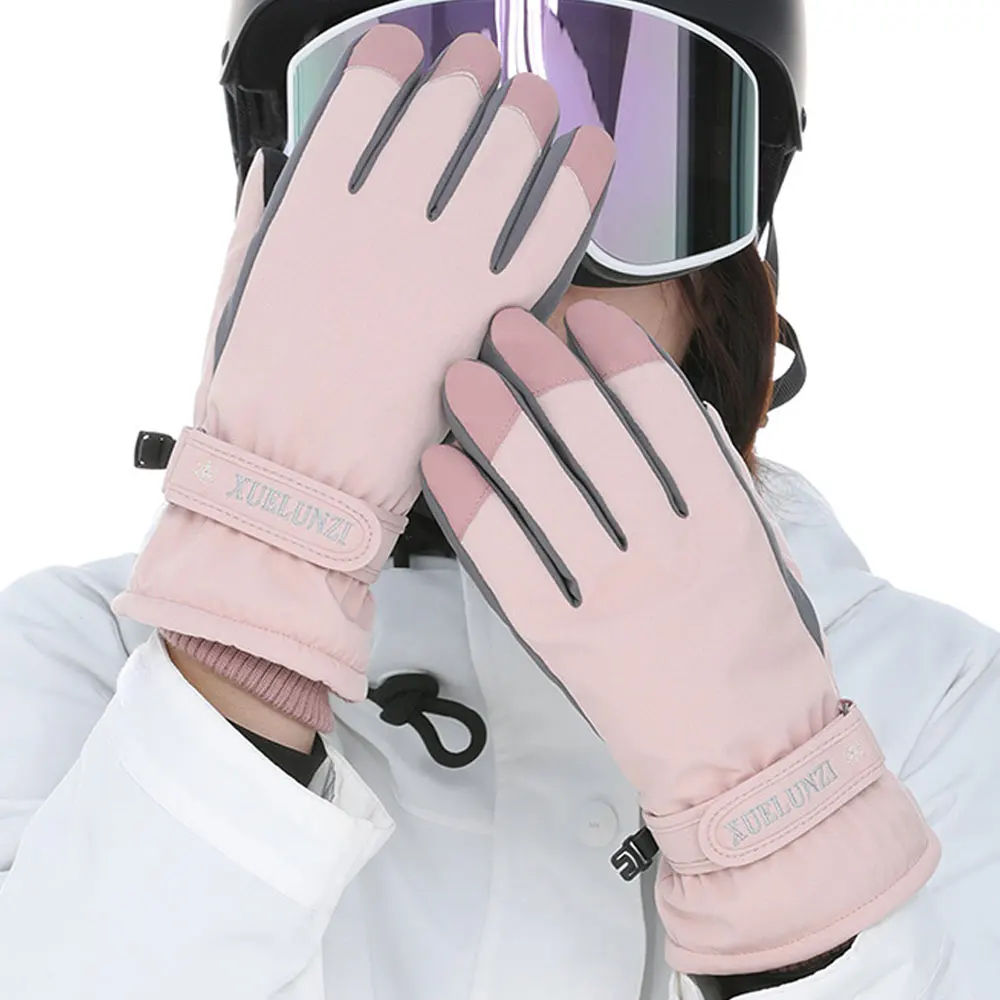 Ski-Gloves Waterproof Cycling Sports Winter Women Adult And Friction Resistance Extra