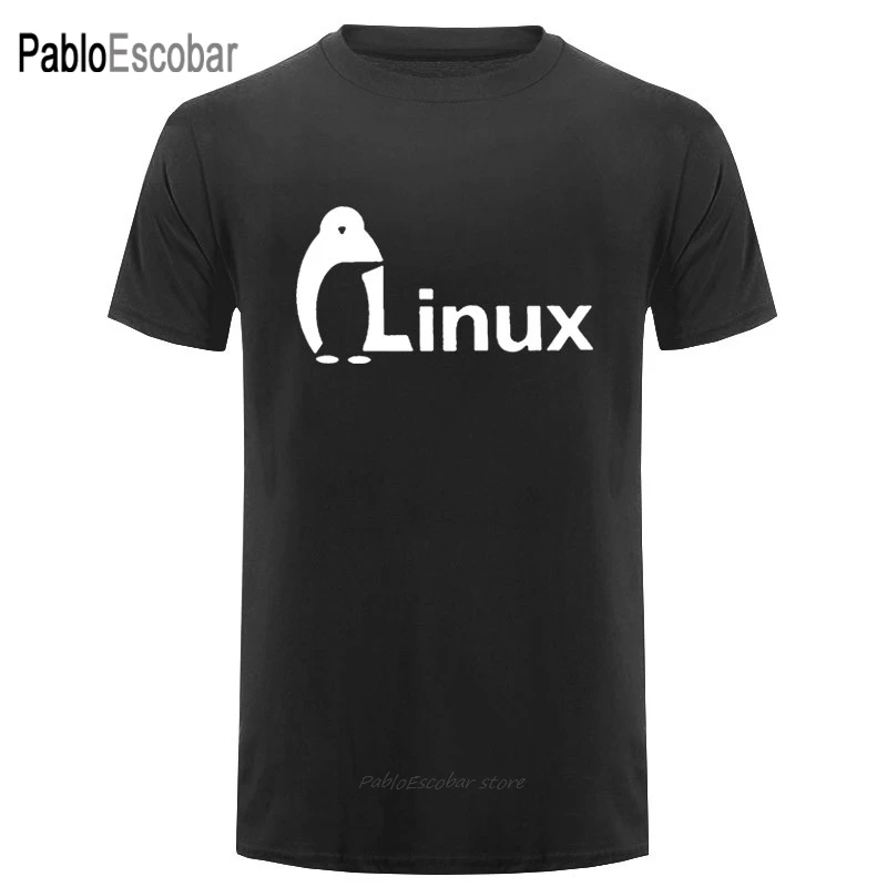 Новая летняя футболка с логотипом Темного рыцаря LINUXEES penguin Мужская модная