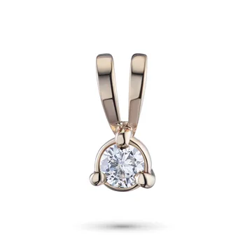 

Red gold pendant with Diamond