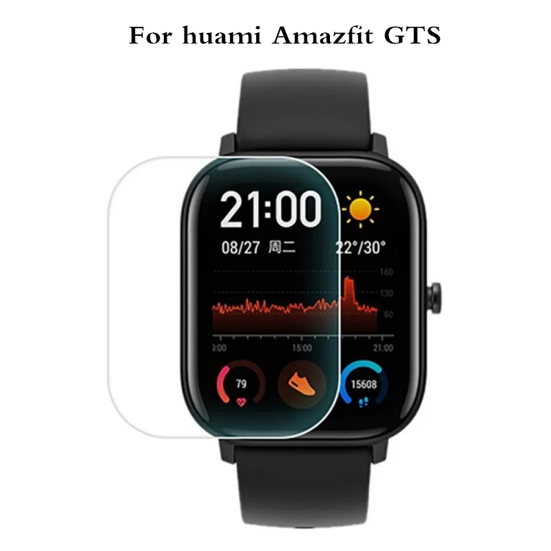 Оптовая продажа оригинальные Защитные пленки для экрана xiaomi huami Amazfit GTS full HD из ТПУ