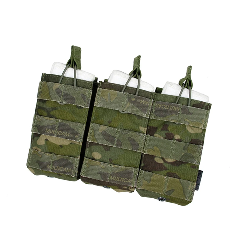 Multicam Tropic TMC Тактический тройной MOLLE 5,56 мм подсумок маг Перевозчик страйкбол Пейнтбол Wargame оборудование 2971 - Цвет: Multicam Tropic