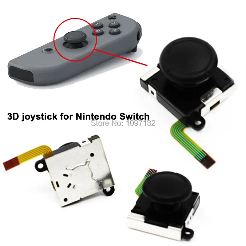 Nintendo Switch 3D аналоговые для Joycon джойстик пальца палочки Сенсор запасные части