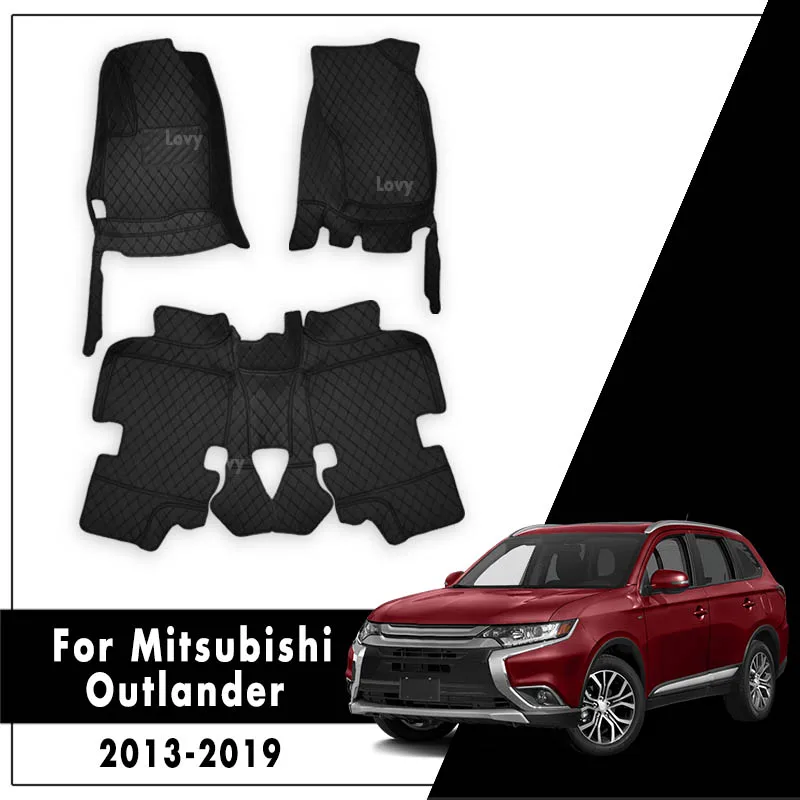 Автомобильные коврики для Mitsubishi Outlander 5 мест 2019 2018 2017 2016 2015 2014 2013 авто интерьерные
