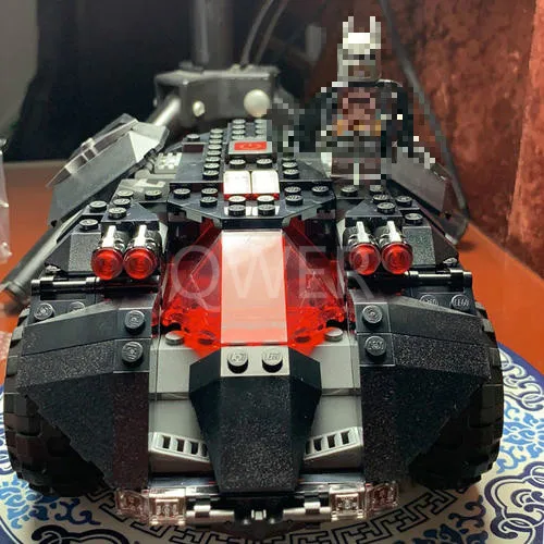 Новые Радиоуправляемые супергерои, управляемые с помощью приложения Batmobile для техники Бэтмена, блоки, кирпичи, 76112, рождественский подарок, игрушки для мальчиков