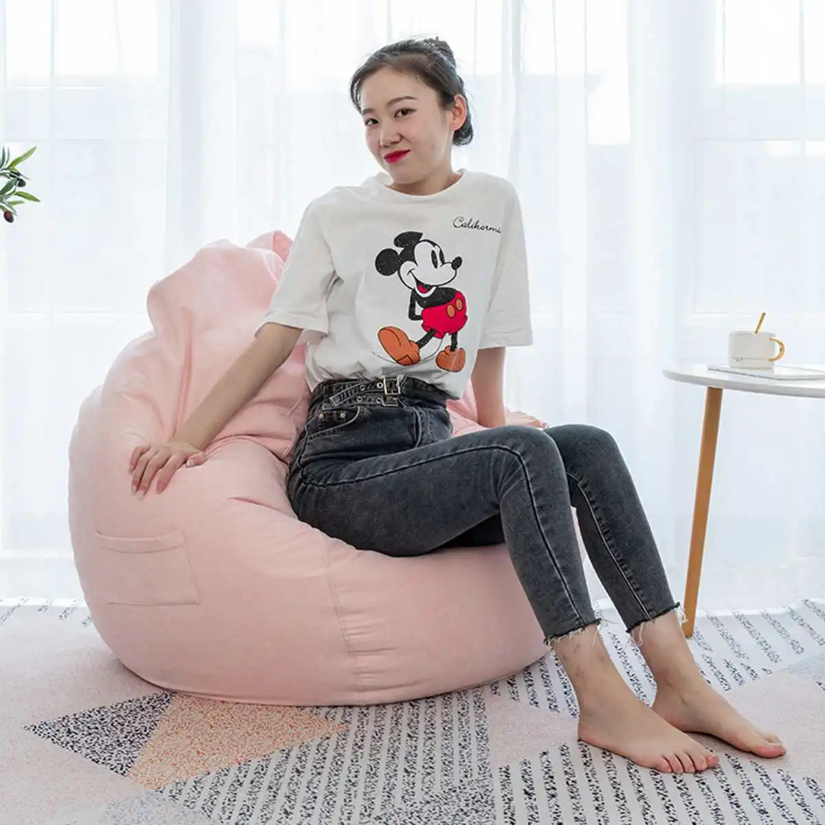 Чехол для дивана Nesloth Lazy BeanBag бархатный чехол без наполнителя сумка кресла