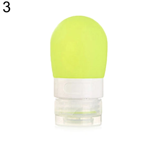 38 мл/80 мл портативная пустая силиконовая дорожная переносная бутылка для лосьона шампунь контейнер для ванной - Цвет: Green S