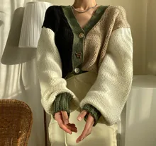

Fall 2021 Women Clothing Oversize Womens Sweaters Autumn Vintage Loose Winter Sweater Knitted Women Cardigan Knit Button Maxi