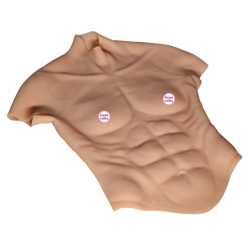 

Fake Chest Muscle Macho Artificial Realistic Fake Muscle for Man Actor Cosplay Silicone Simulation Muscles Skin Crossdresser