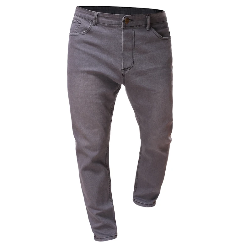 

Fashionable Cargo Pants Men New Style Elastic Grey Slim Feet European Streetwear Mens Clothing Trousers Time Limited