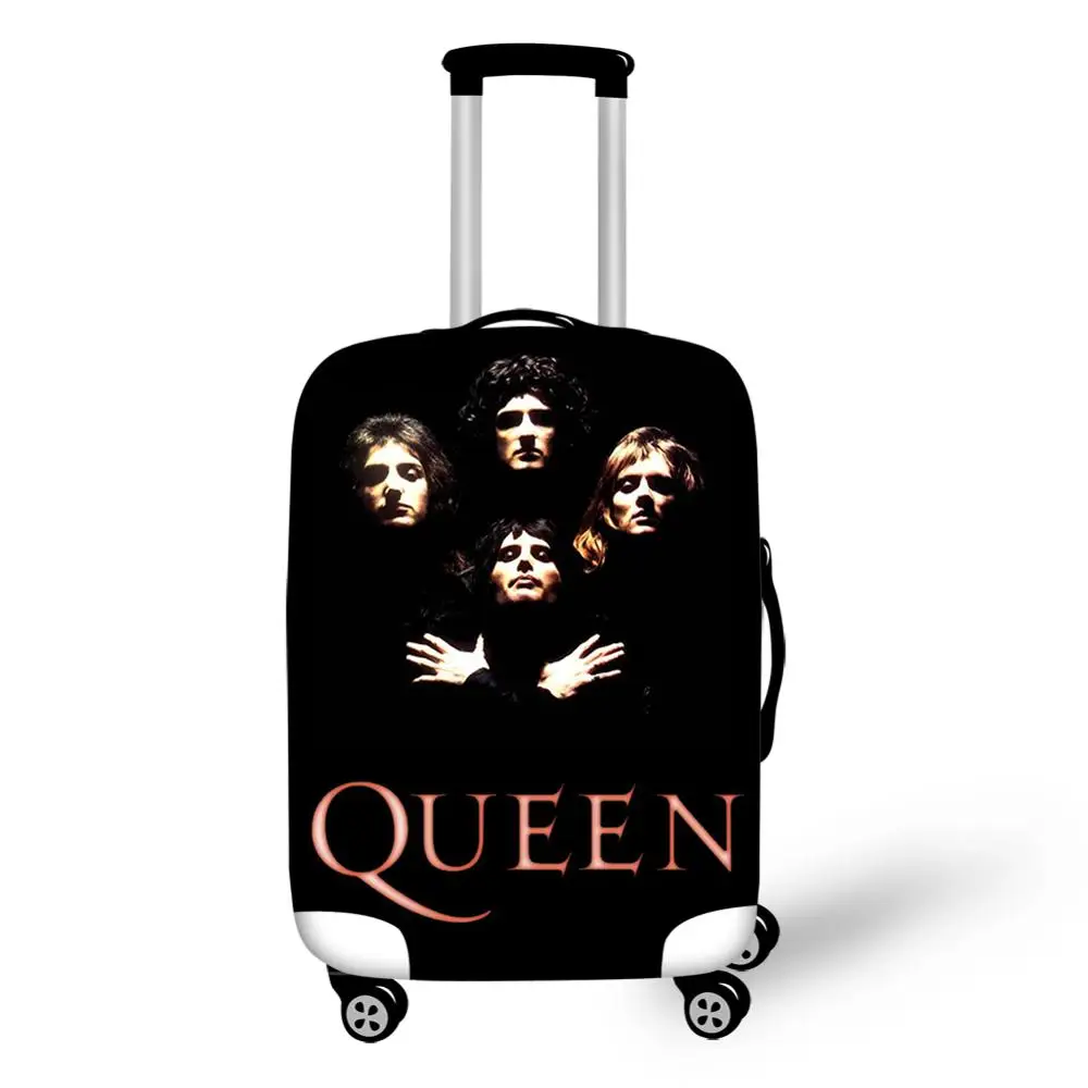 

HaoYun Fashion Dust-proof Luggage Cover Queen Band Prints Pattern Travel Accessories Cool Band Design Water-proof Suitcase Cover