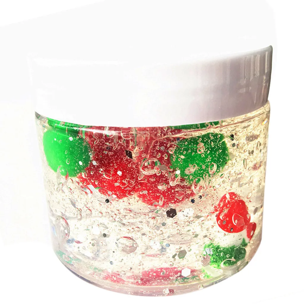 Beautiful Color Mixing Slime anti Stress Kids Clay Toy Transparent slime children