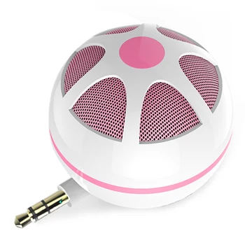 

ABKT-Portable Mini Bass Speaker Straight Plug Type Mobile Phone & Computer Speaker Universal Amplifier Loudspeaker Music Player