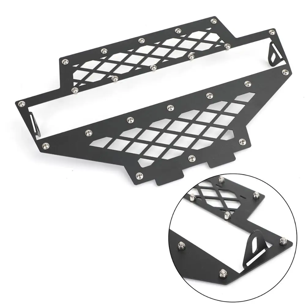 

Areyourshop For Polaris RZR 800 & RZR S & RZR 4 RZR 570 UTV LED Light Bar Grille Grill stainless steel 13" ATV Parts