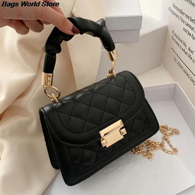 Lattice Bag Fashion Sling Bags Women Chain Shoulder Bags Messenger Totes Bag