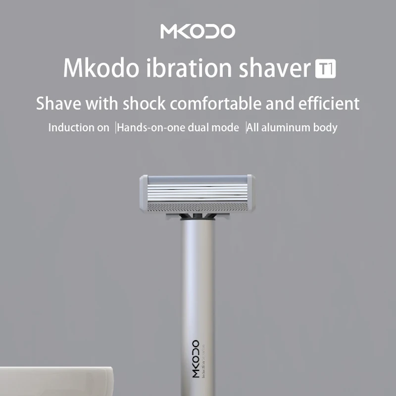 MKODO vibration razor manual razor 6-layer imported blade type vibration afbeelding