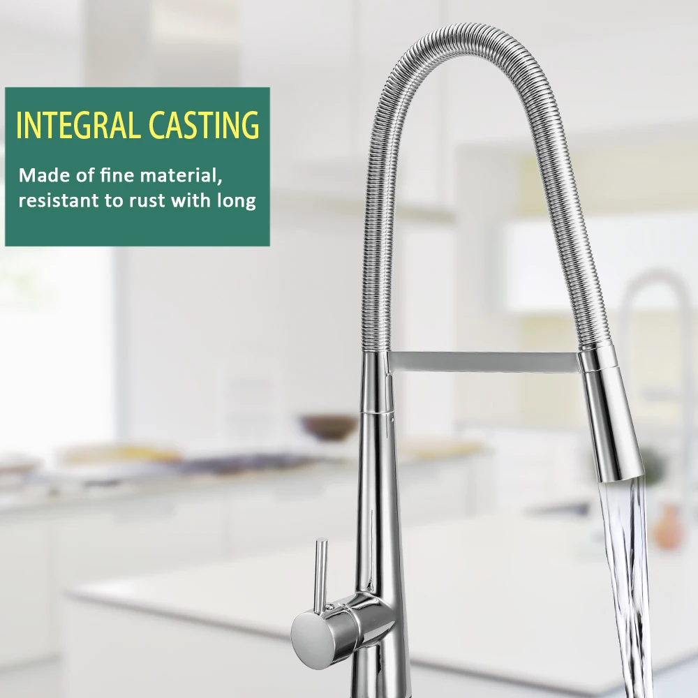 

Hot European-style kitchen faucet mixer Pull Out ORB Single Connection Kitchen Tap Stud Installation Rotatable Sink Water Fauce
